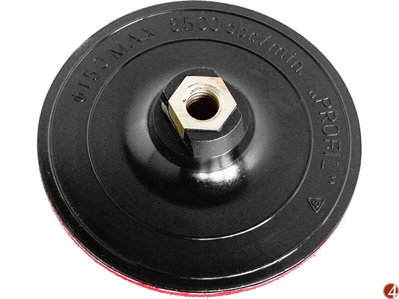 Nosič brusných výseků - M14, suchý zip, O 150mm Nosič brusných výseků - M14, suchý zip, O 150mm