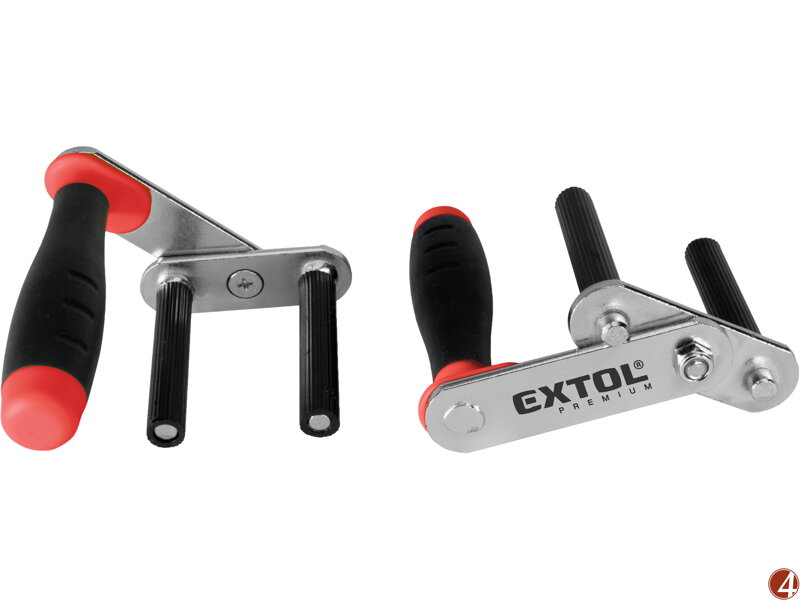 Nosič desek kovový, sada 2ks, nosnost až 80kg/pár