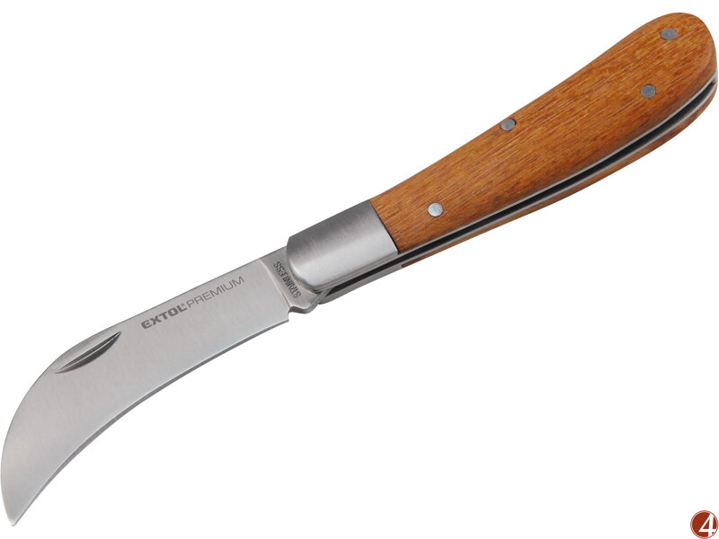 Nůž štěpařský zavírací nerez, 170/100mm