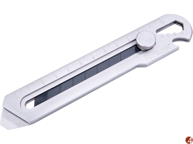 Nůž ulamovací celokovový nerez 5v1, 18mm, Auto-lock, SK2