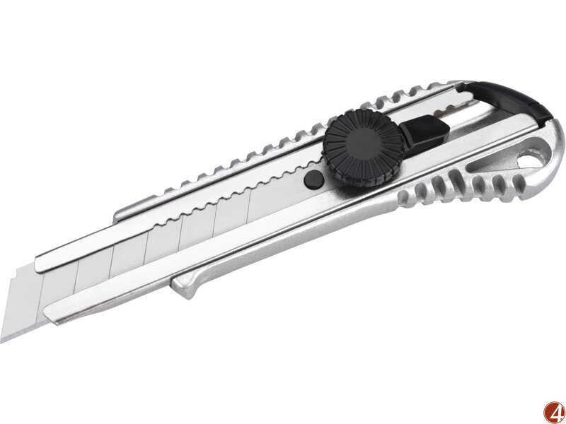 Nůž ulamovací celokovový s výstuhou, 18mm Nůž ulamovací celokovový s výstuhou, 18mm