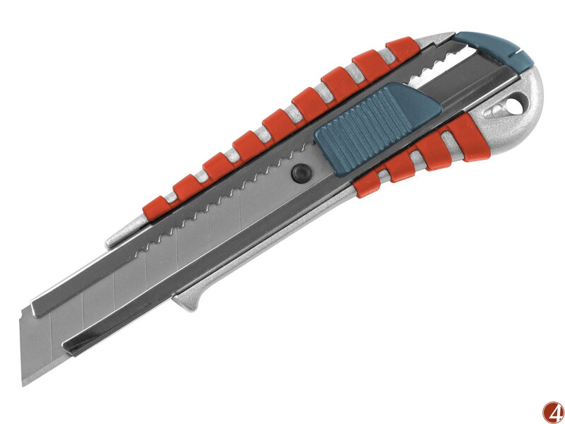 Nůž ulamovací kovový s kovovou výztuhou, 18mm, Auto-lock