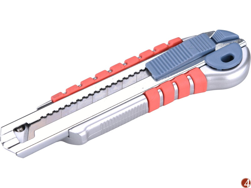 Nůž ulamovací s kovovou výstuhou a zásobníkem, 18mm Auto-lock
