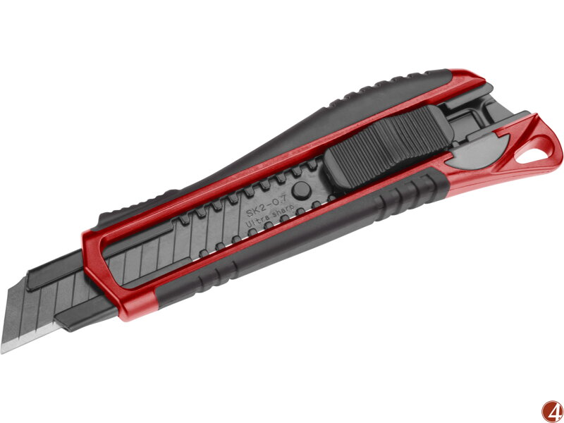 Nůž ulamovací s kovovou výztuhou, 18mm, Auto-lock Nůž ulamovací s kovovou výztuhou, 18mm, Auto-lock
