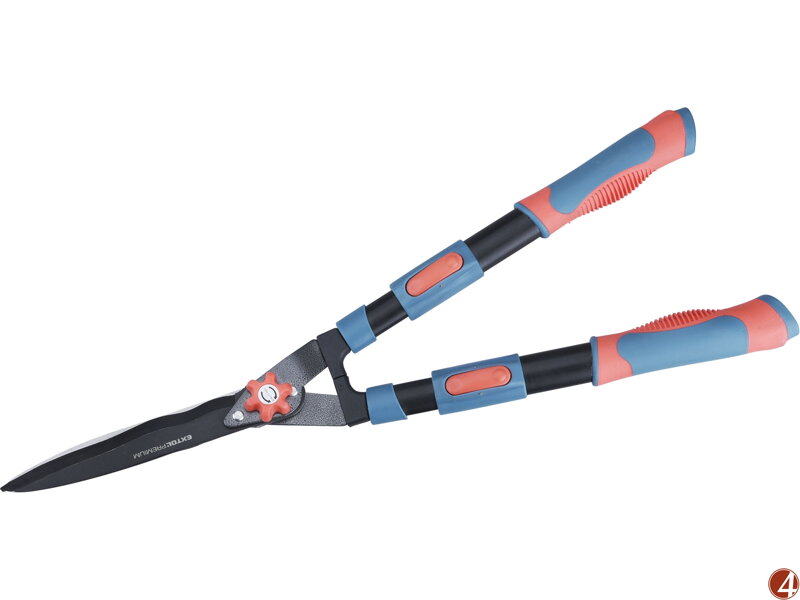 Nůžky na živý plot s vlnitým ostřím teleskopické, 690-890mm Nůžky na živý plot s vlnitým ostřím teleskopické, 690-890mm