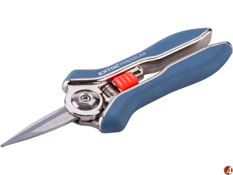 Nůžky zahradnické přímé, mini, 153mm, NEREZ Nůžky zahradnické přímé, mini, 153mm, NEREZ