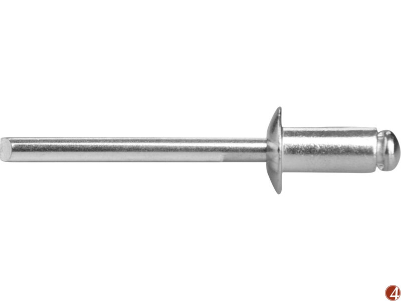 Nýty trhací hliníkové sada 1000ks, O 2,4x10mm plochá hlava Nýty trhací hliníkové sada 1000ks, O 2,4x10mm plochá hlava