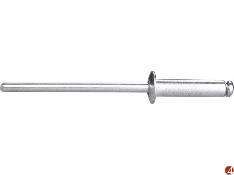 Nýty trhací hliníkové sada 1000ks, O 3,2x12,7mm plochá hlava Nýty trhací hliníkové sada 1000ks, O 3,2x12,7mm plochá hlava