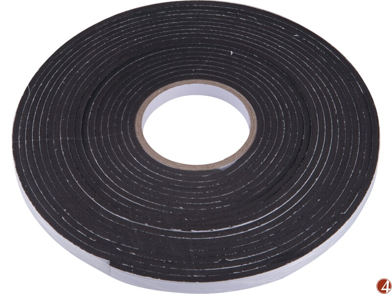 Páska lepící pěnová EVA jednostranná, 12mm x 10m tl.4,5mm, černá, akryl. lepidlo