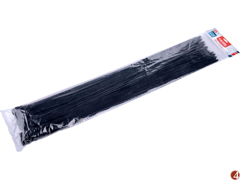 Pásky stahovací na kabely černé, 900x12,4mm, 50ks, nylon PA66 Pásky stahovací na kabely černé, 900x12,4mm, 50ks, nylon PA66