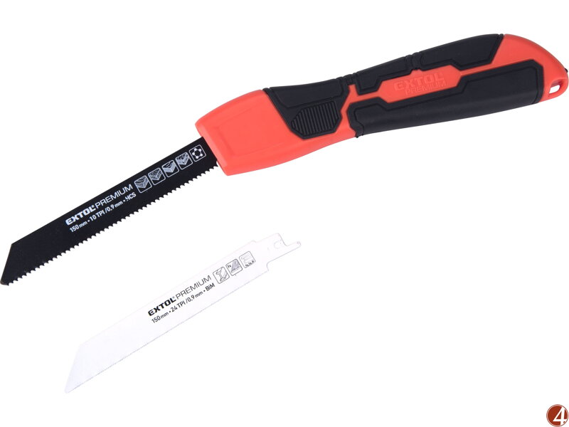 Pila na dřevo a kov víceúčelová, se 2ks plátků 150mm Pila na dřevo a kov víceúčelová, se 2ks plátků 150mm