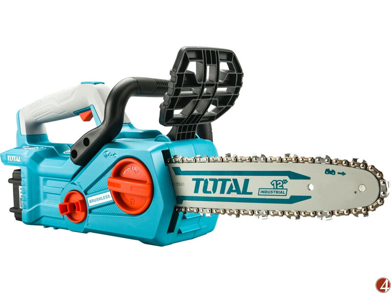 Pila řetězová aku 900W, BRUSHLESS, 20V Li-ion, 4.0Ah (2x), nabíječka, 30cm Pila řetězová aku 900W, BRUSHLESS, 20V Li-ion, 4.0Ah (2x), nabíječka, 30cm