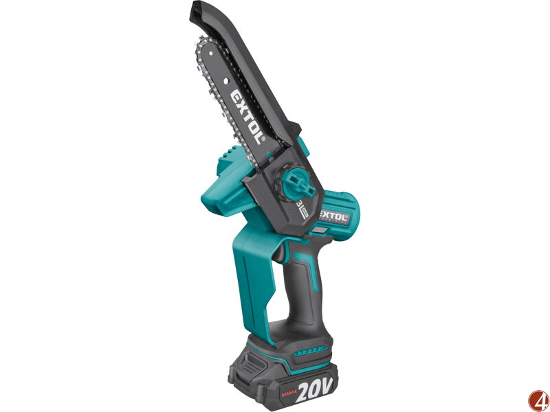 Pila řetězová aku jednoruční SHARE20V, 13cm, BRUSHLESS, 2Ah