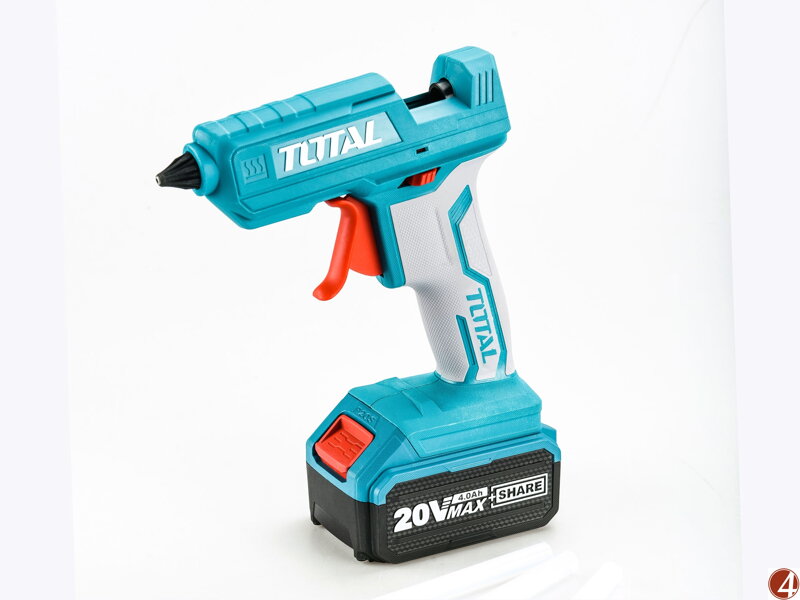Pistole tavná lepící AKU 20V, 11,2mm, bez baterie a nabíječky Pistole tavná lepící AKU 20V, 11,2mm, bez baterie a nabíječky