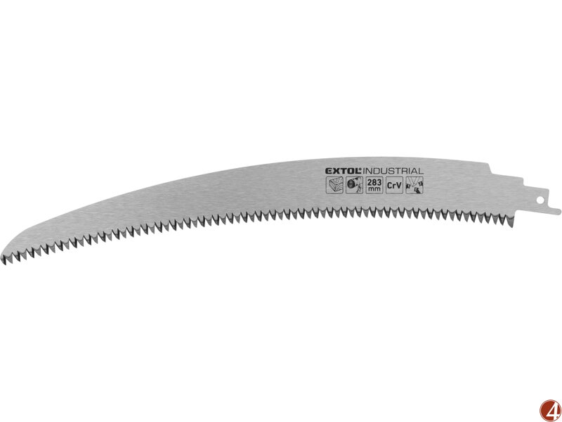 Plátek na dřevo oblý do pily ocasky, 283x30x1,2mm (d/š/tl), CrV