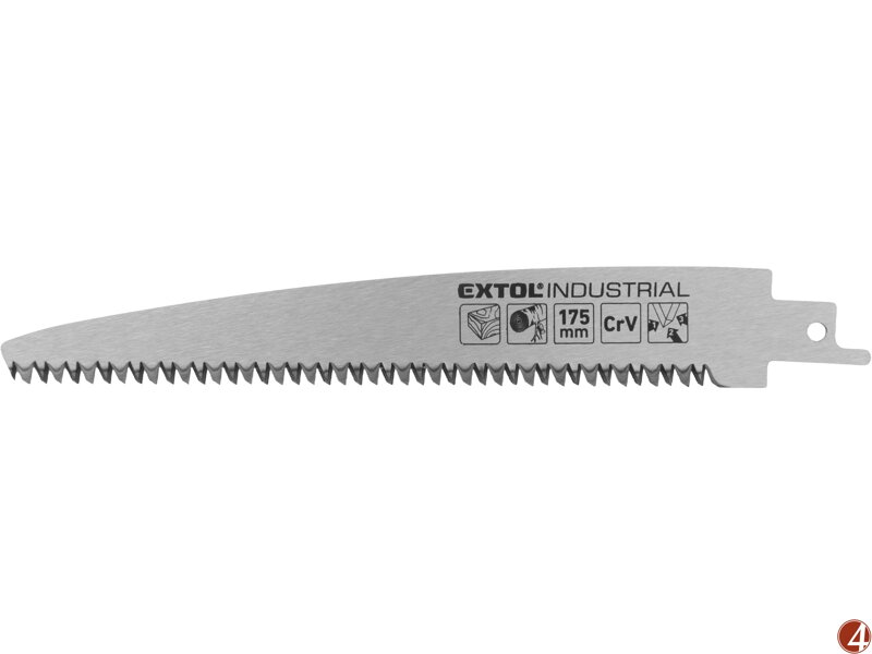 Plátek na dřevo rovný do pily ocasky, 175x24x1,2mm (d/v/tl), CrV