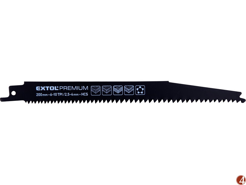 Plátky do pily ocasky 3ks, 200x19x1,25mm, HCS Plátky do pily ocasky 3ks, 200x19x1,25mm, HCS
