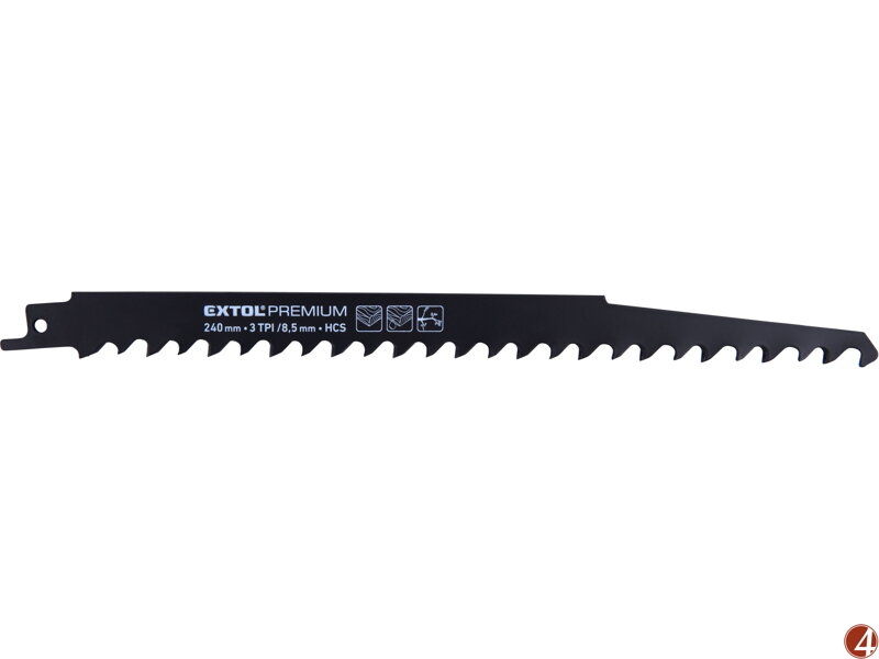 Plátky do pily ocasky 3ks, 240x19x1,5mm, HCS Plátky do pily ocasky 3ks, 240x19x1,5mm, HCS