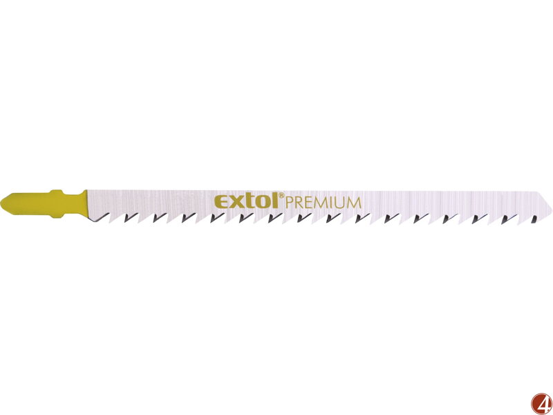 Plátky do přímočaré pily 5ks, 126x4,0mm, HCS Plátky do přímočaré pily 5ks, 126x4,0mm, HCS