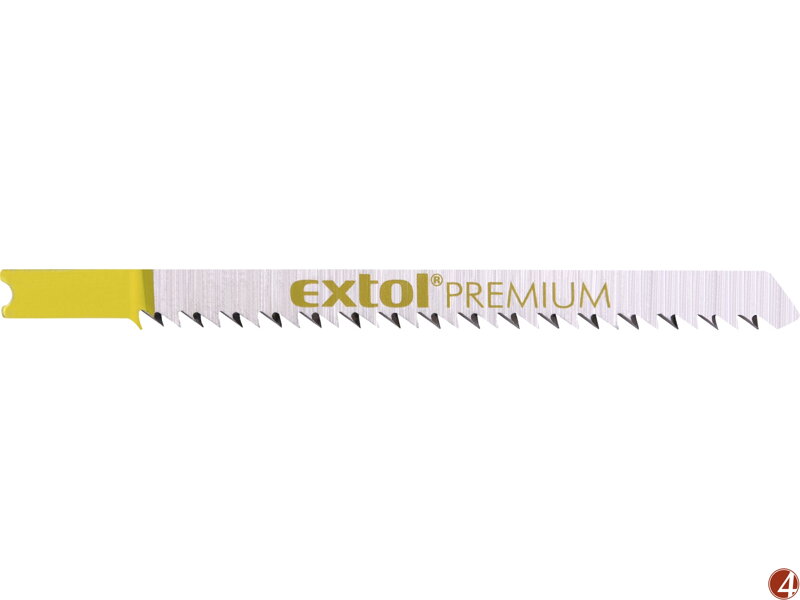 Plátky do přímočaré pily 5ks, 75x2,5mm, HCS Plátky do přímočaré pily 5ks, 75x2,5mm, HCS