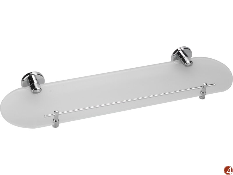 Polička skleněná, Chrom Polička skleněná, Chrom