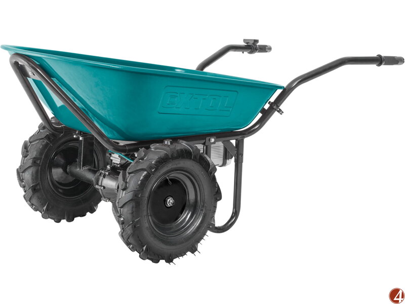 POŠK. OBAL kolečko dvoukolák s převodovkou aku, 260kg, 100l, 40V Li-ion, 6Ah