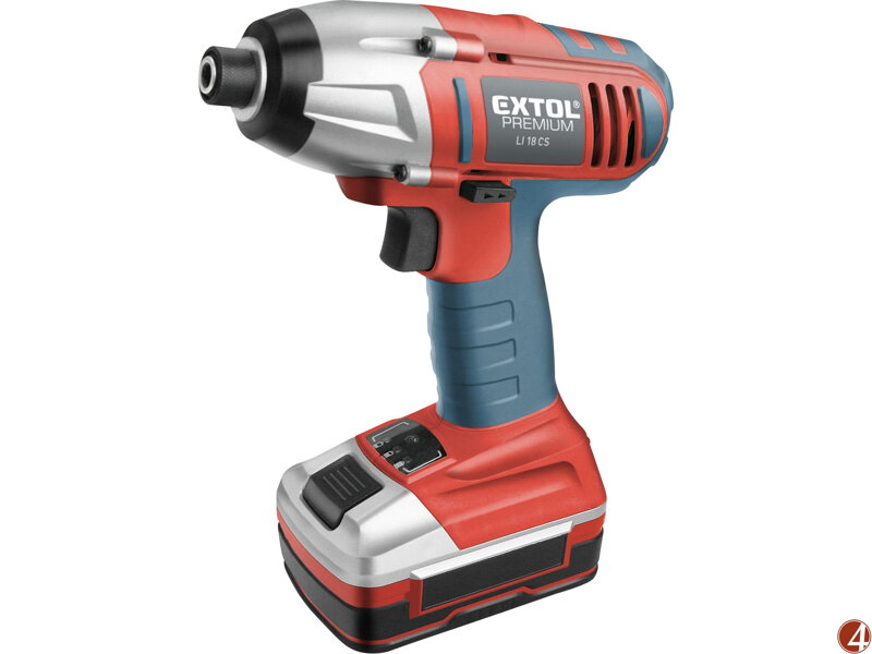 POŠK. OBAL utahovák rázový aku 1/4", 18V Li-ion, 1500mAh POŠK. OBAL utahovák rázový aku 1/4", 18V Li-ion, 1500mAh