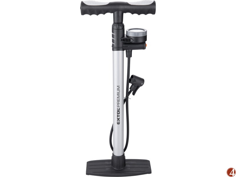 Pumpa na kolo s manometrem a upouštěcím ventilem, 120PSI/8bar Pumpa na kolo s manometrem a upouštěcím ventilem, 120PSI/8bar