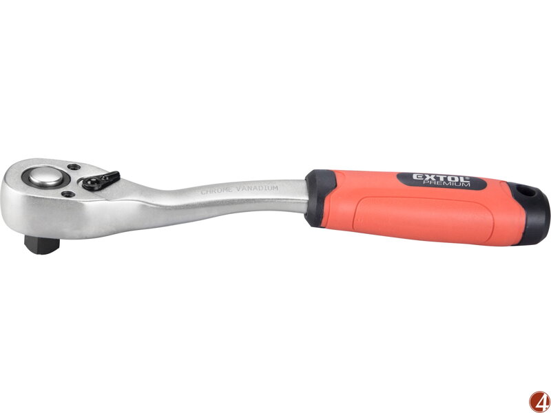 Ráčna tvarovaná, 45 zubů, 1/2", L 253mm, Crv Ráčna tvarovaná, 45 zubů, 1/2", L 253mm, Crv