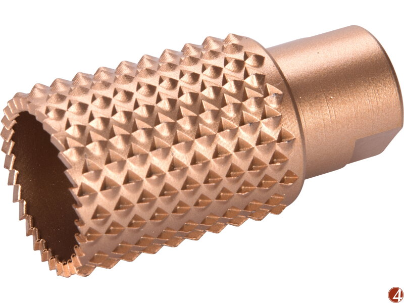 Rašple rotační-válcová s čelními zuby, O30mm, závit M14 Rašple rotační-válcová s čelními zuby, O30mm, závit M14