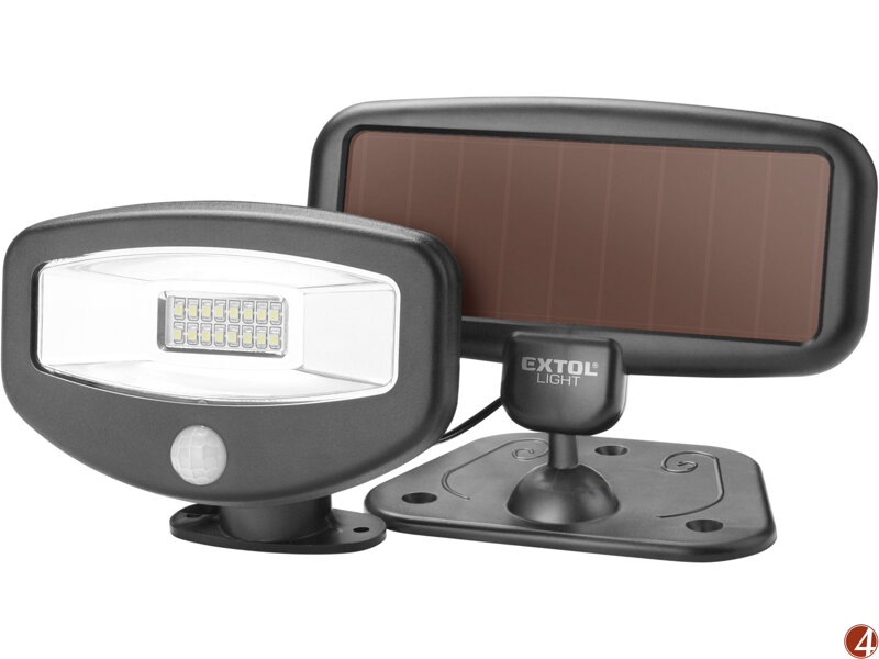 Reflektor LED s pohybovým čidlem, 100lm, solární nabíjení Reflektor LED s pohybovým čidlem, 100lm, solární nabíjení