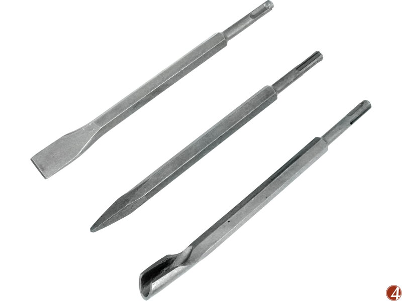 Sekáče SDS PLUS, sada 3ks, 250mm Sekáče SDS PLUS, sada 3ks, 250mm