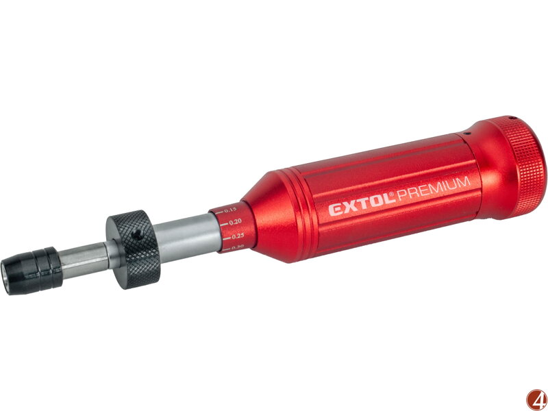 šroubovák momentový na hroty, 1/4", 1-6Nm