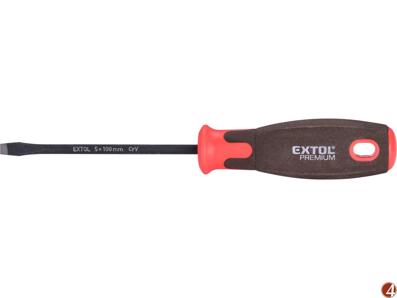 šroubovák plochý SUPERGRIP, (-) 5x100mm, CrV šroubovák plochý SUPERGRIP, (-) 5x100mm, CrV