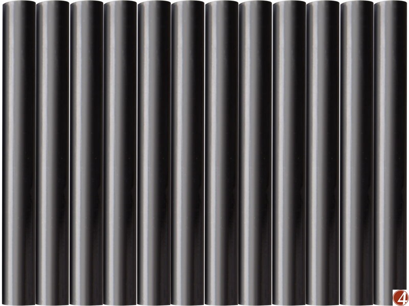 Tyčinky tavné, černá barva, pr.11x100mm, 12ks