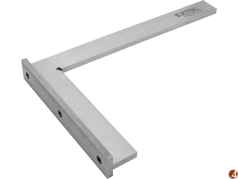 úhelník zámečnický s příložníkem, 250x125x5mm, ocelový úhelník zámečnický s příložníkem, 250x125x5mm, ocelový