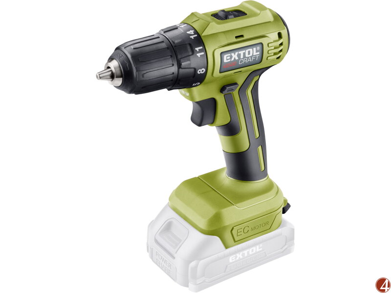 Vrtací šroubovák aku, BRUSHLESS, 20V Li-ion, bez baterie a nabíječky Vrtací šroubovák aku, BRUSHLESS, 20V Li-ion, bez baterie a nabíječky