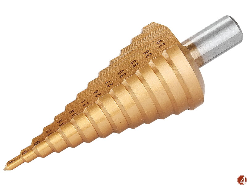 Vrták stupňovitý, O 4-39mm Vrták stupňovitý, O 4-39mm