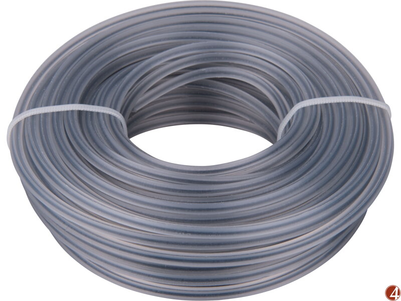 žací struna do sekačky s jádrem, čtvercový profil, 3,0mm, 15m, PA66 žací struna do sekačky s jádrem, čtvercový profil, 3,0mm, 15m, PA66