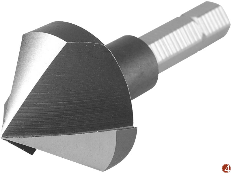 Záhlubník kuželový 90°, O 25mm, HSS-4241 Záhlubník kuželový 90°, O 25mm, HSS-4241