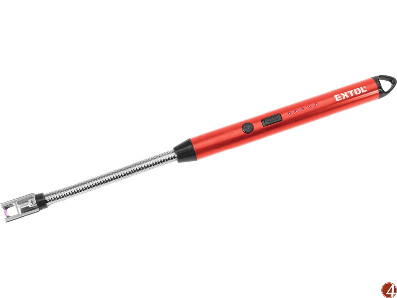 Zapalovač plazmový s tvarovatelným krkem a s USB nabíjením,, délka 26cm