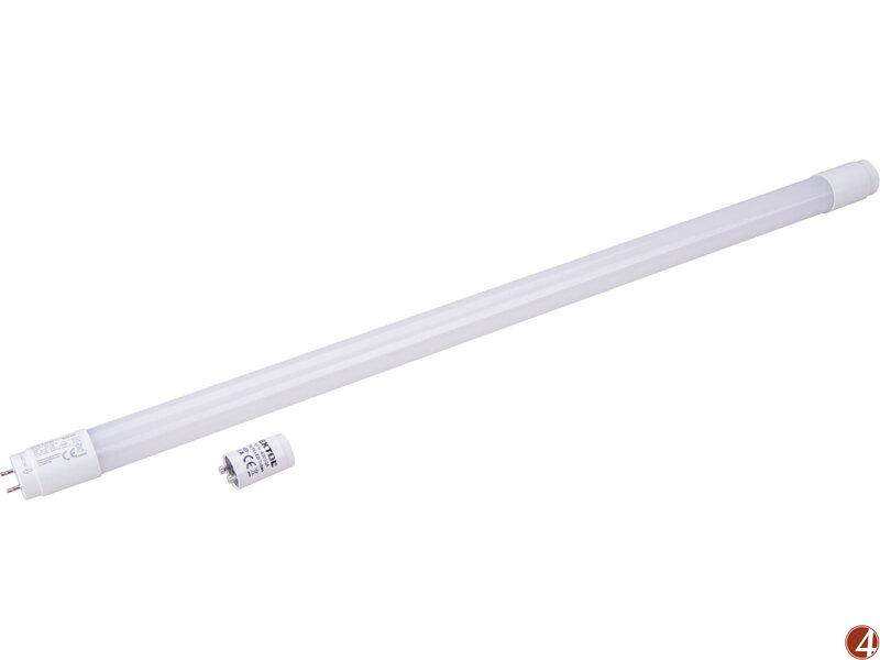 Zářivka LED, 60cm, 900lm, T8, neutrální bílá, PC Zářivka LED, 60cm, 900lm, T8, neutrální bílá, PC