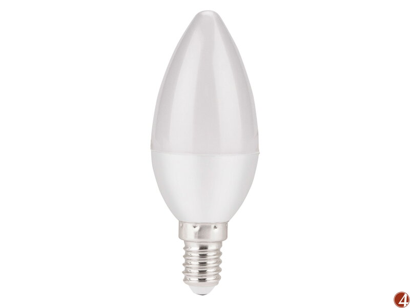 žárovka LED svíčka, 5W, 440lm, E14, denní bílá