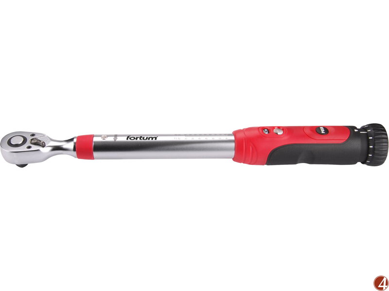 Klíč momentový se stupnicí, 48 zubů, 1/4", 5-25Nm, CrV