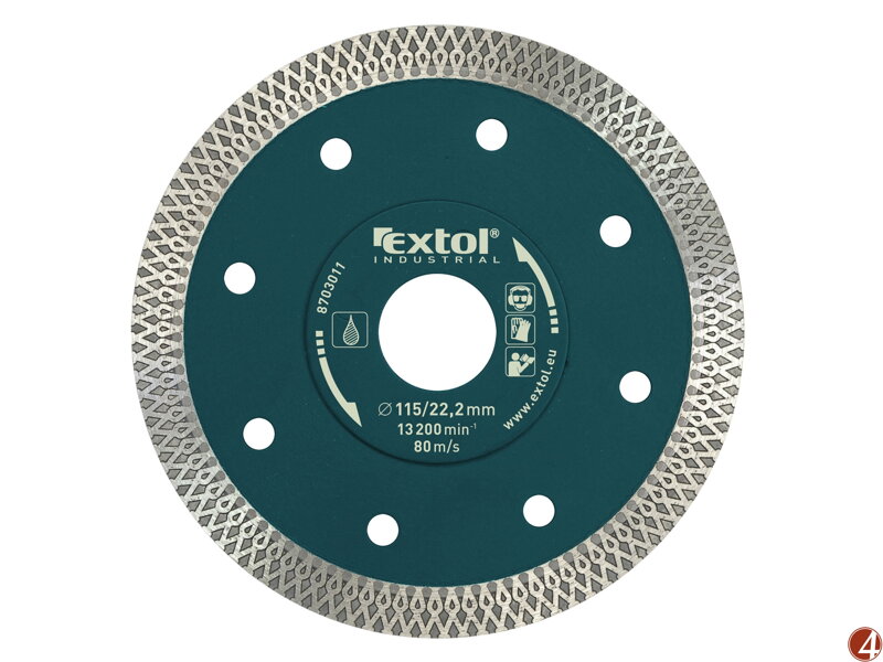 ZRUŠENO! Nahrazeno výrobkem 8703042, kotouč diamantový řezný turbo Thin Cut, 125x22.2mm