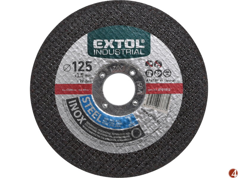 ZRUŠENO! Nahrazeno výrobkem 8808112, kotouč řezný na ocel/nerez, O 125x1,5x22,2mm