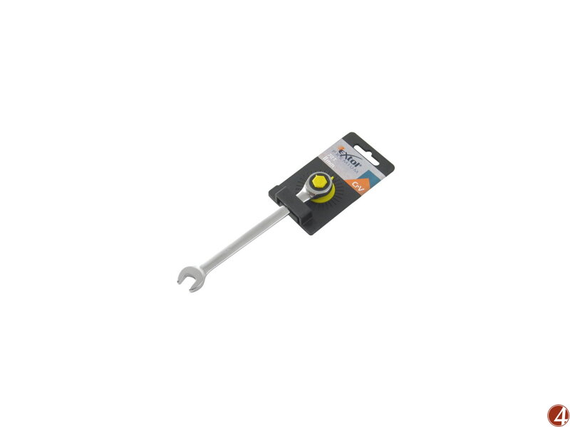 ZRUŠENO! Nahrazeno výrobkem 8816110, ráčnový klíč očko/plochý 10mm CrV, ráčna 45 zubů