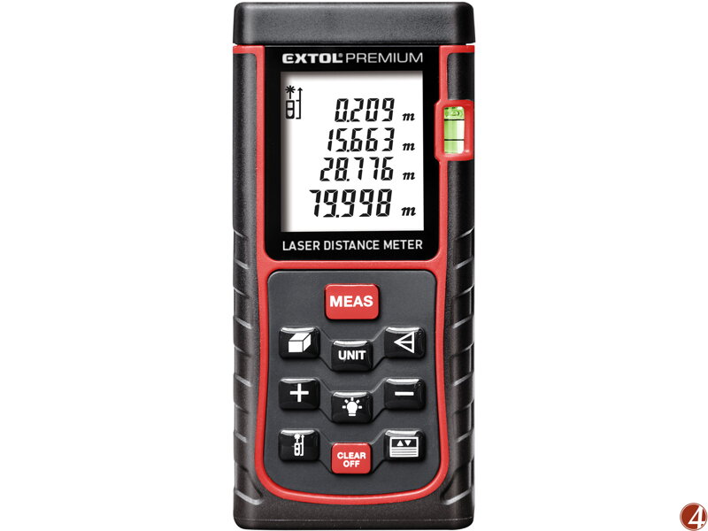 Metr laserový digitální 80M, 0,05-80m